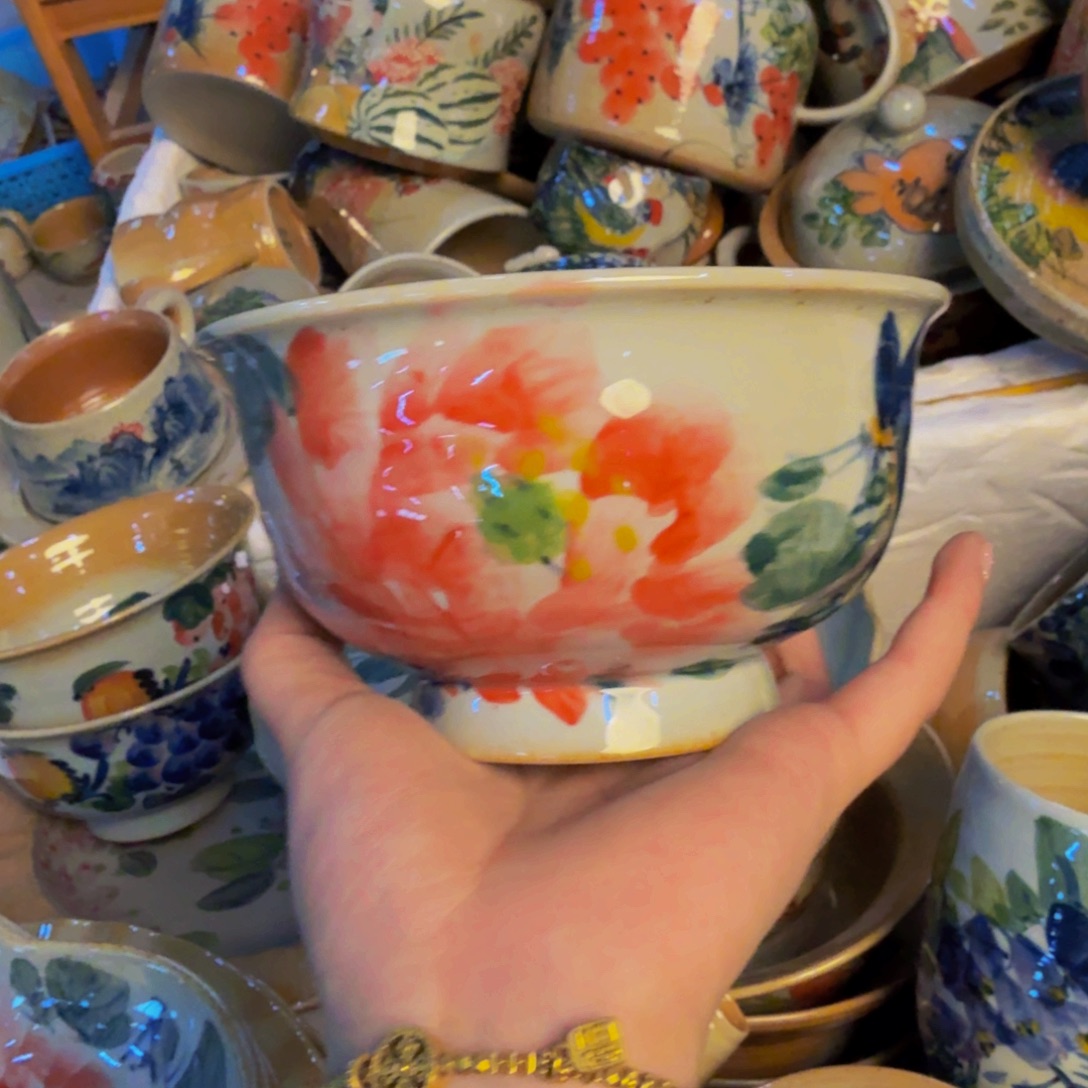 瓷片景德镇陶瓷手工手绘