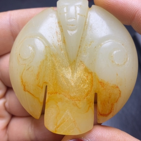 和田玉（糖玉）挂件未镶嵌