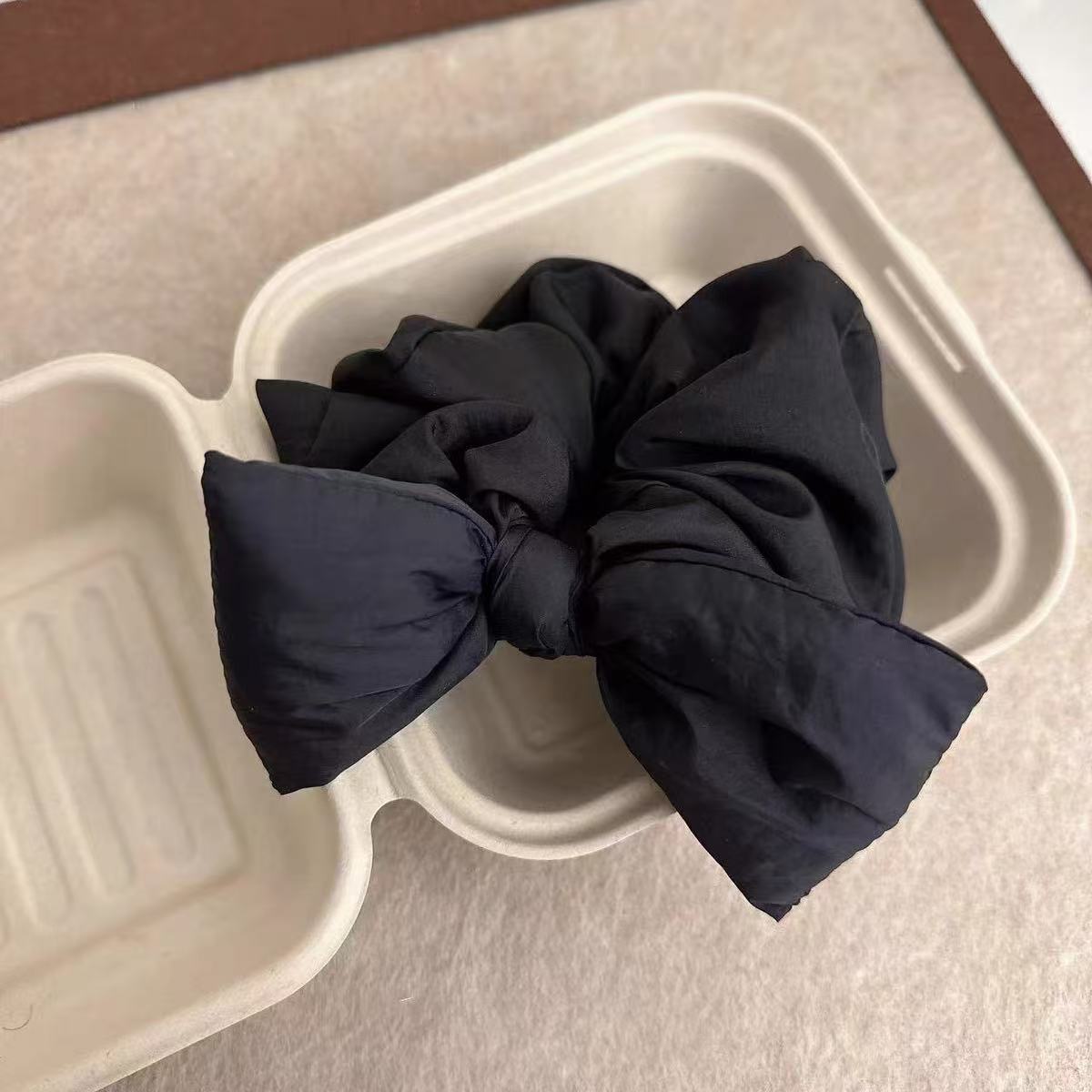 3【大小姐家】毛毛姐自留款泡泡棉蝴蝶结发圈557902