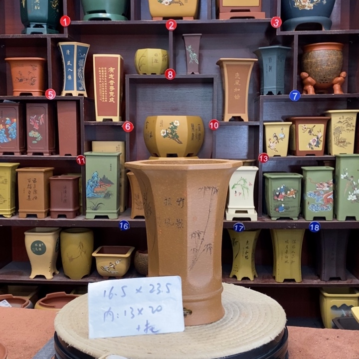 紫砂花盆紫砂花盆