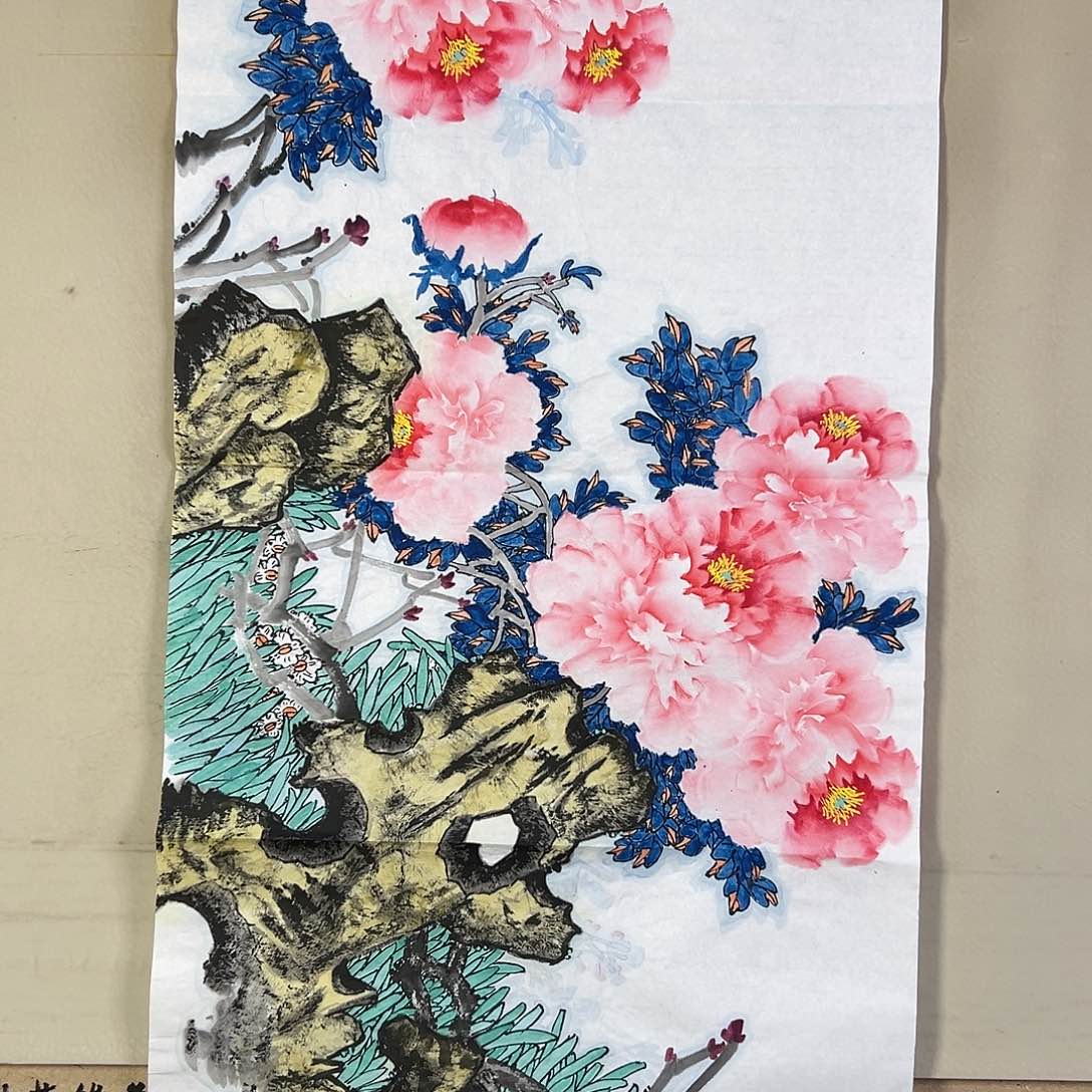 国画135 花鸟在此鸣叫时还要一