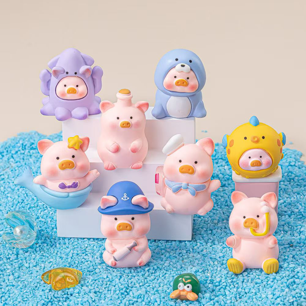 海洋小猪可爱手工diy饰品