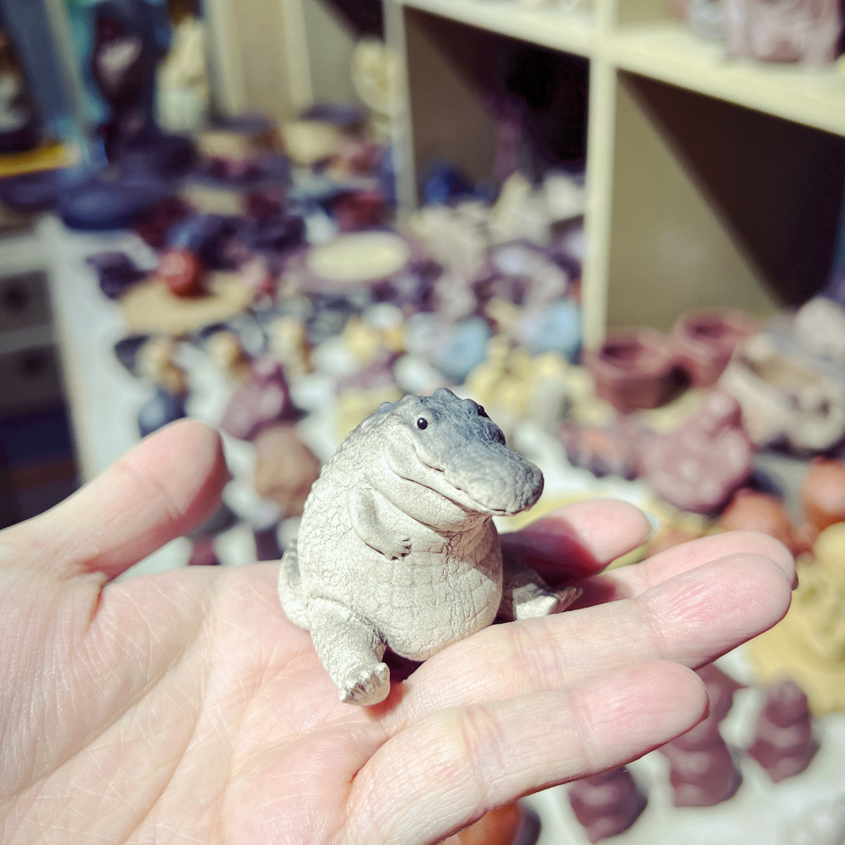 正雅.小灰 茶壶配件可养茶玩的茶桌好物茶宠趣味盎然