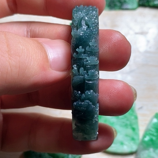 未镶嵌定制翡翠牌子