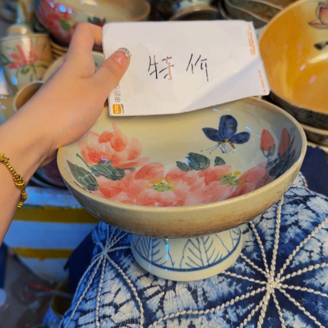 瓷片景德镇陶瓷手工手绘