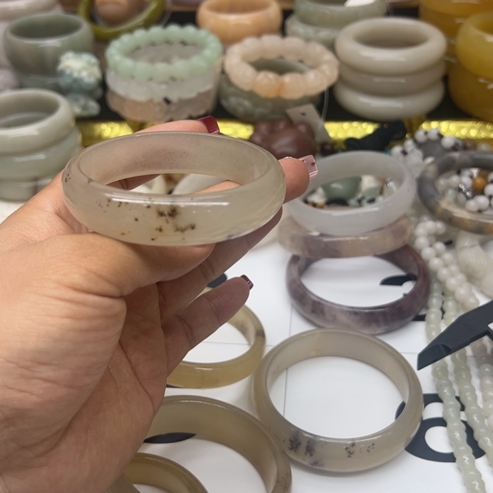 石英岩玉合金手镯