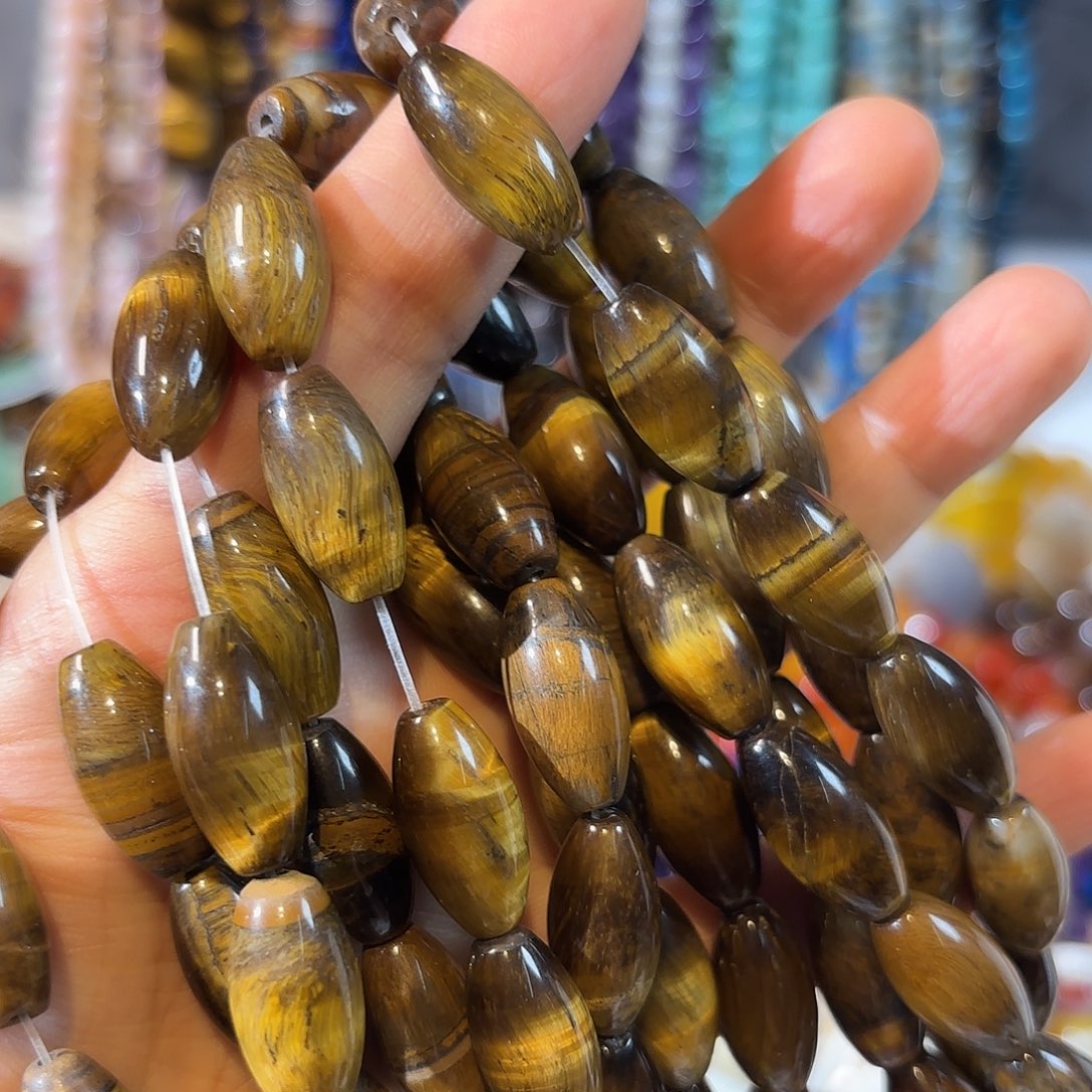 玛瑙/玉髓合金珠宝半成品虎眼10-20