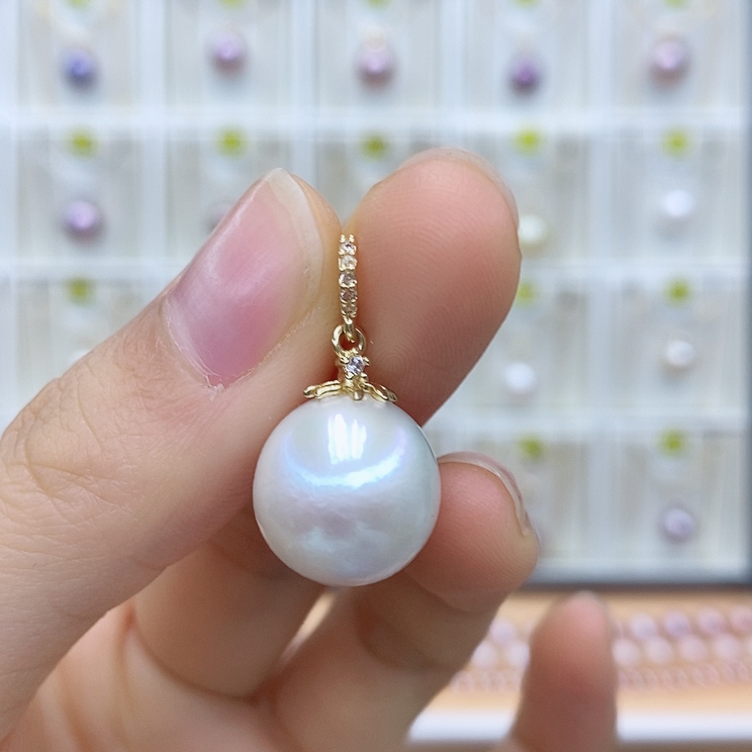 合金吊坠(赠链)淡水珍珠