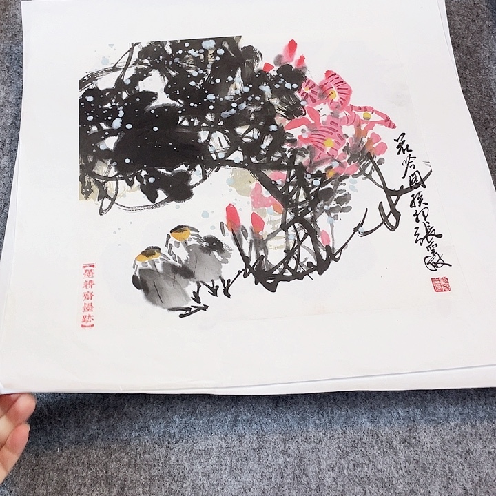 国画张圣敏先生纯手绘作品