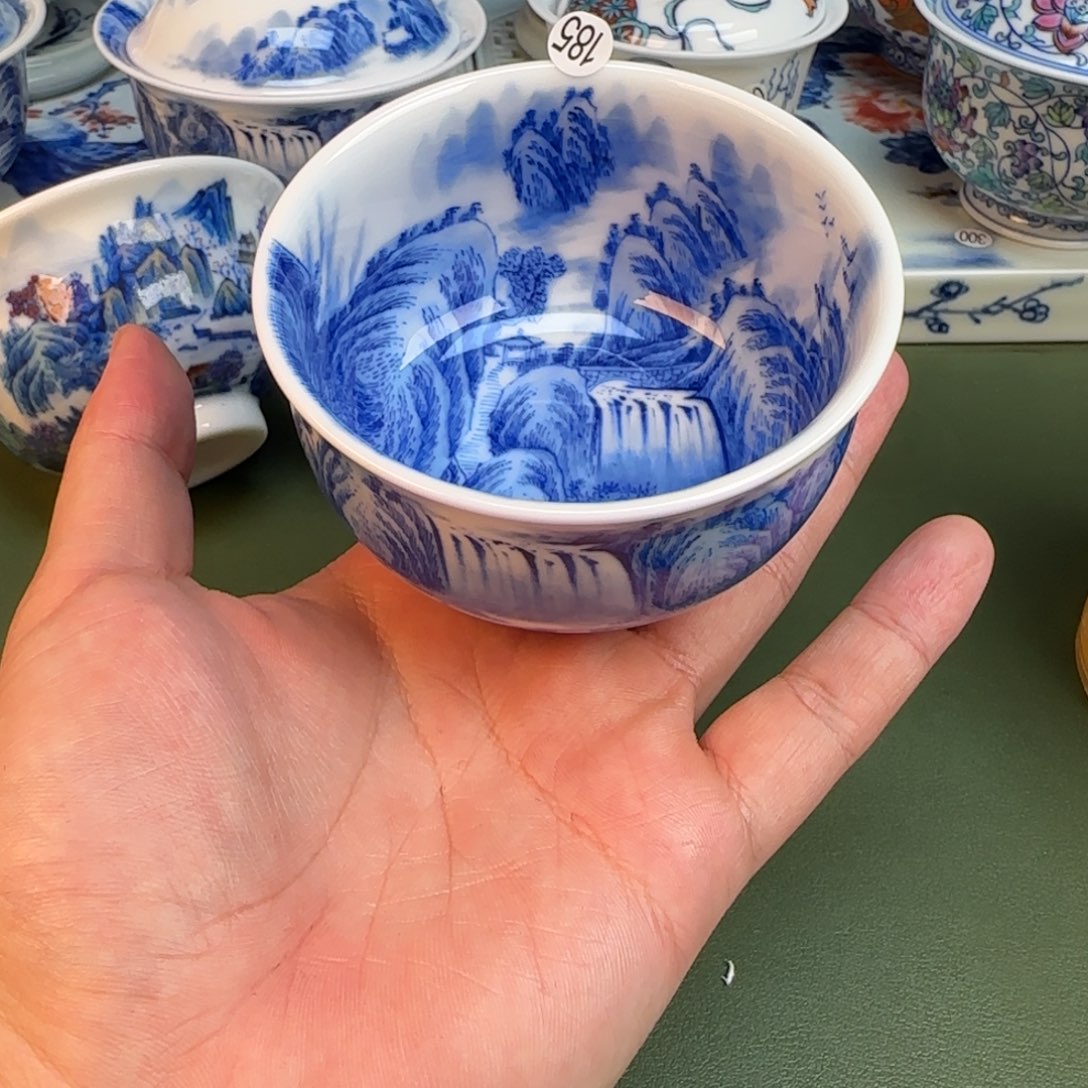 彦祖纯手工手绘茶具185