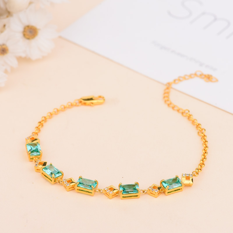 18k帕拉伊巴蓝碧手链经典款LC799