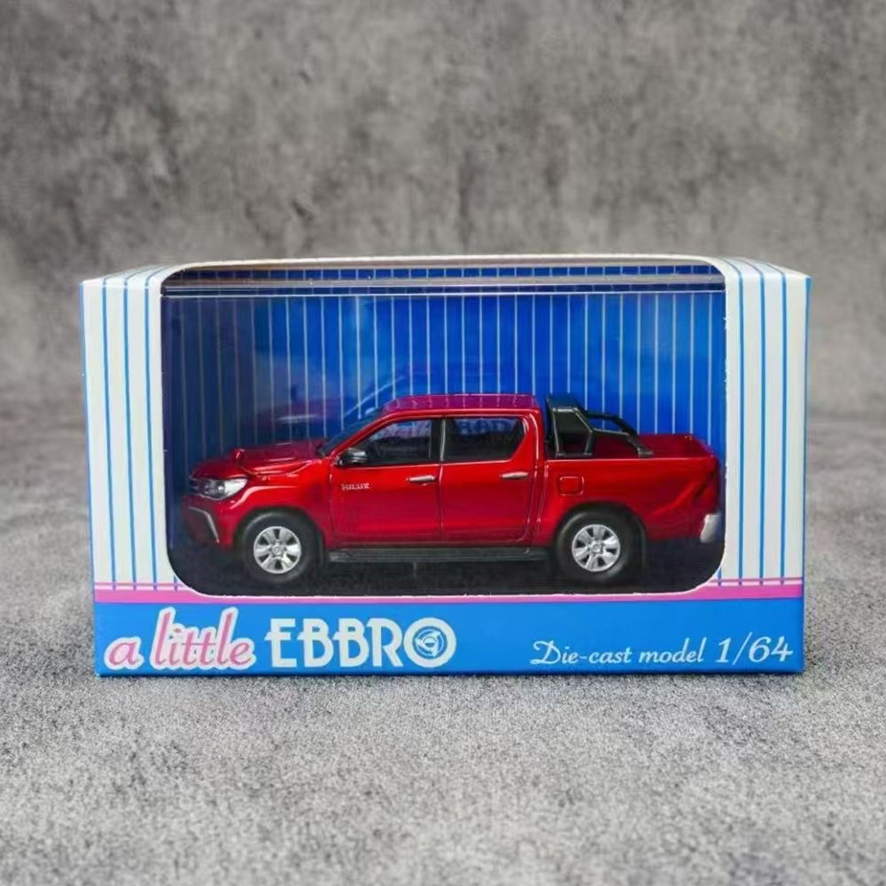 【收货录开箱视频】1/64霸道、海拉克斯合金车模全新a little ebbro