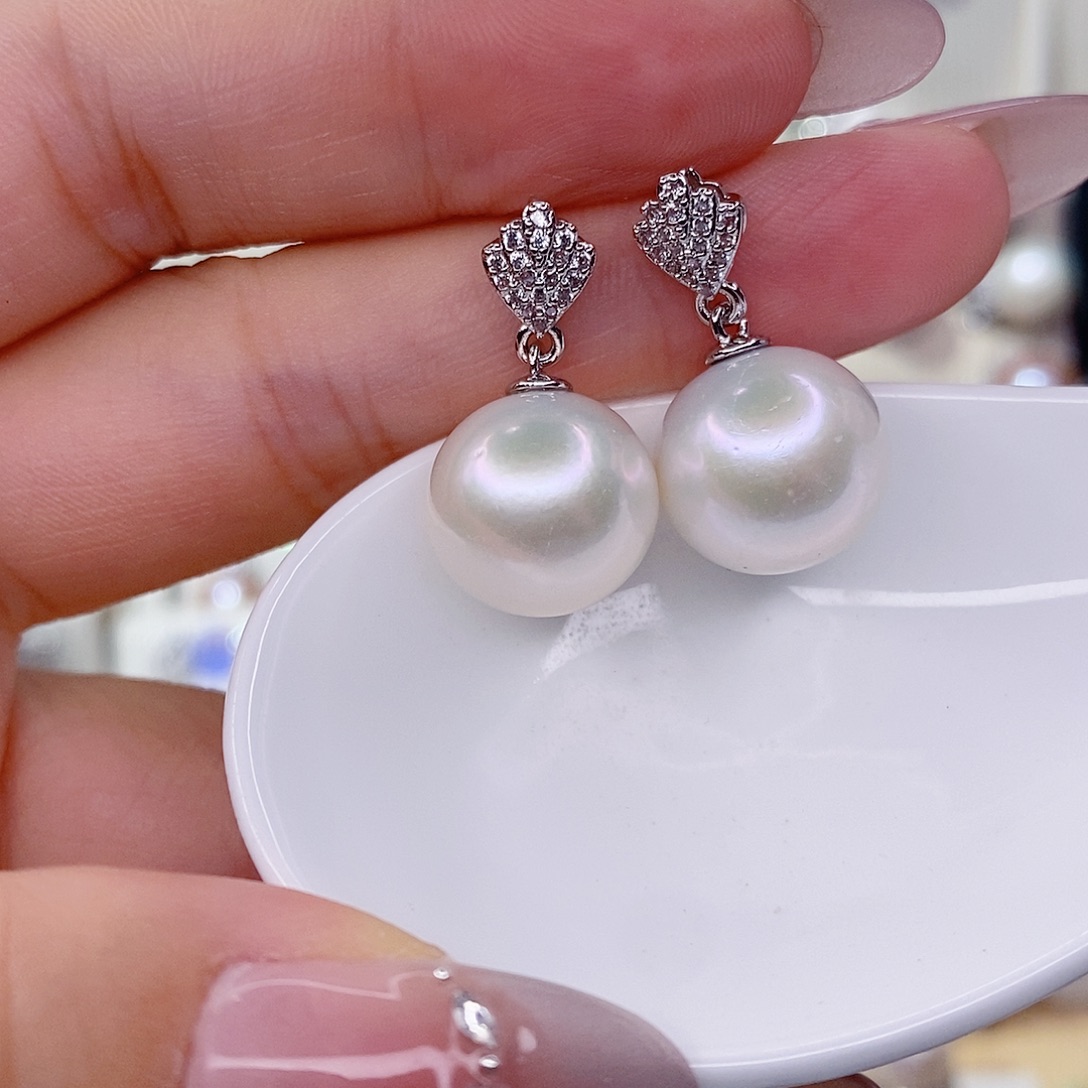 未镶嵌淡水珍珠耳饰13➕