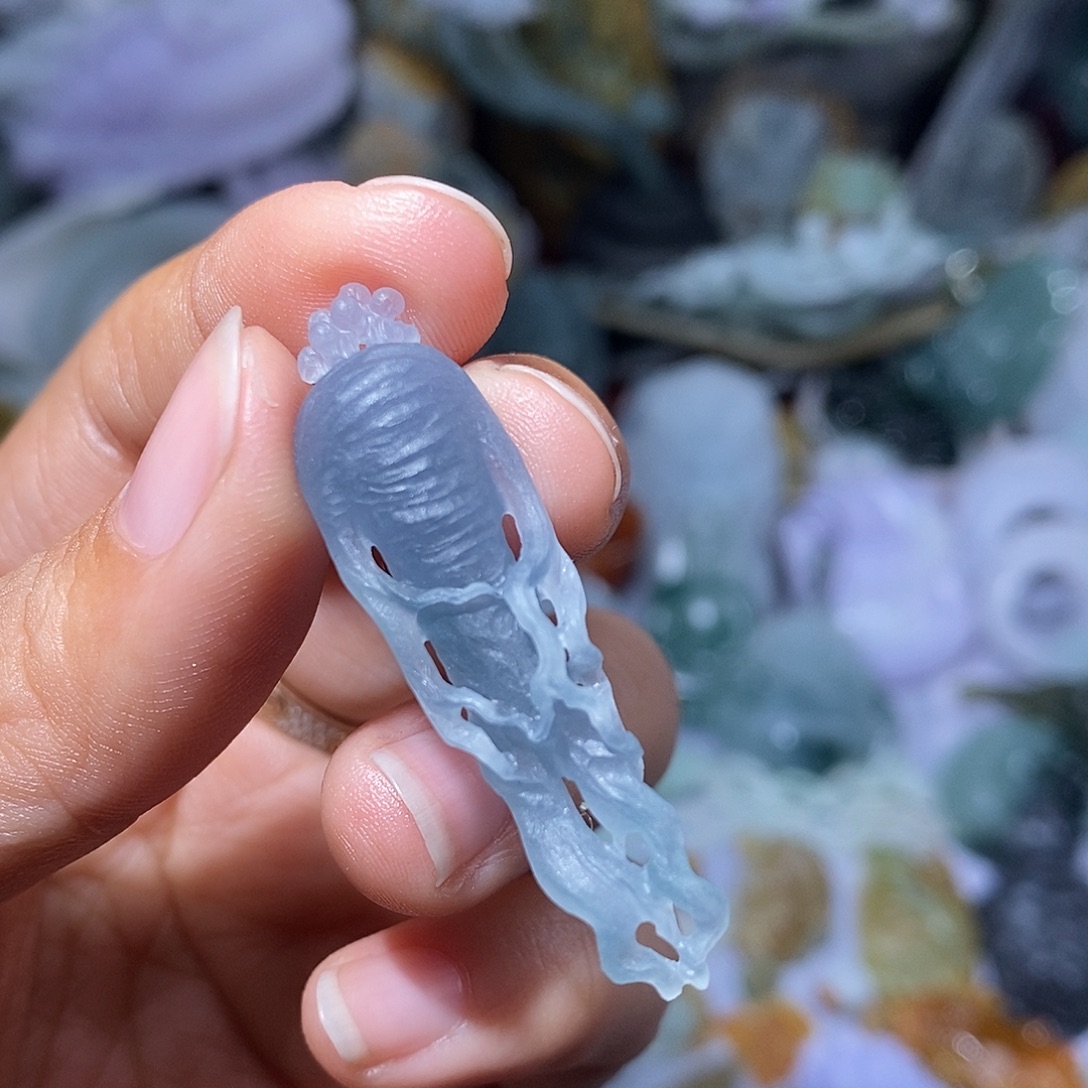 ****陳定制翡翠未镶嵌翡翠