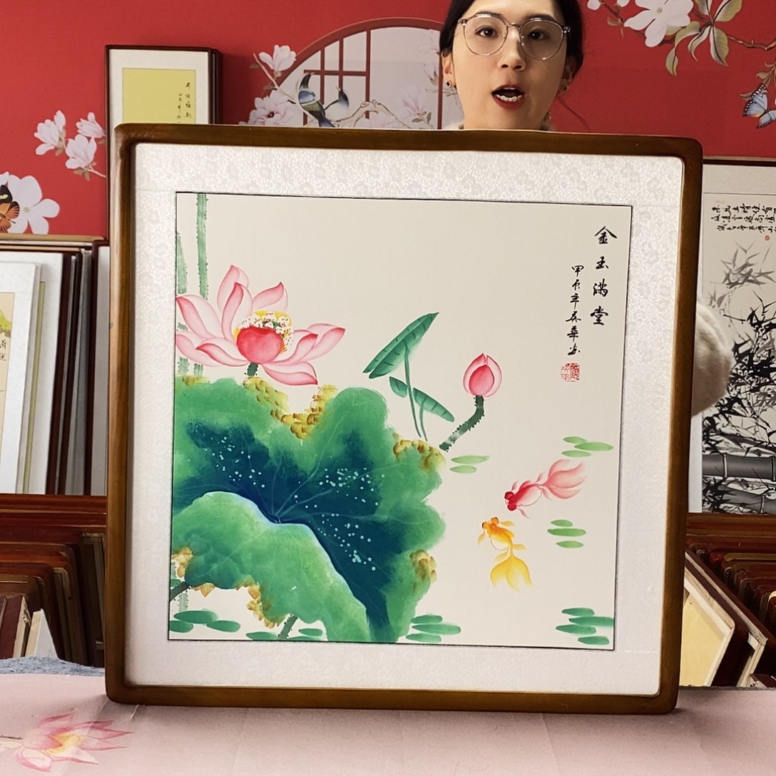 国画手写手绘国画作品