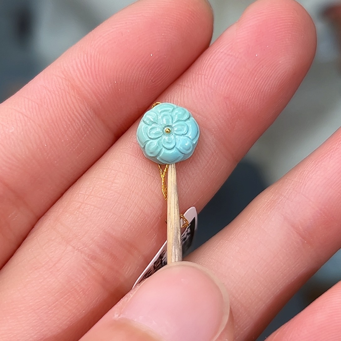 绿松石珠宝奇石未镶嵌