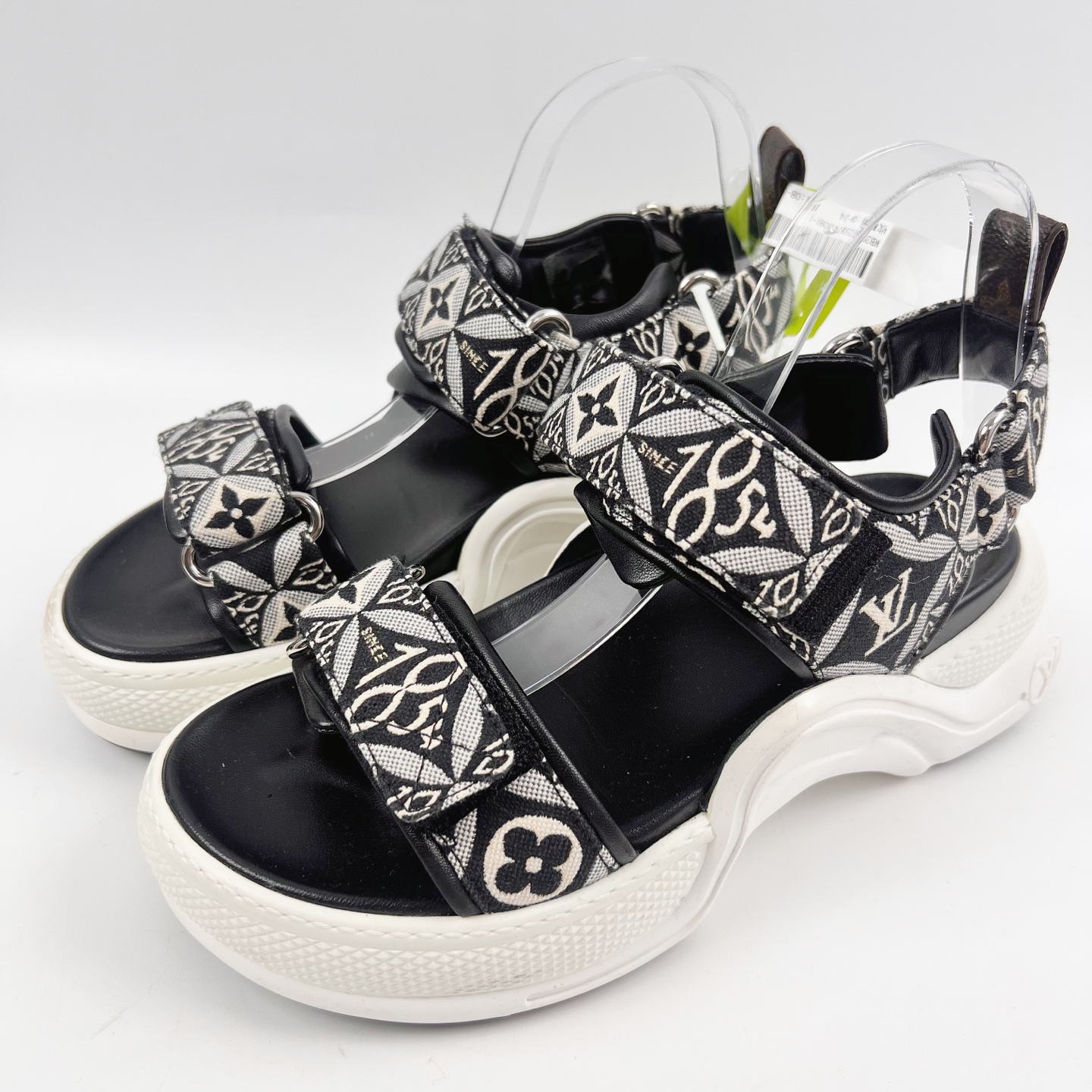 99新 LouisVuitton/路易威登 37码LV凉鞋1854老爹凉鞋99新lz01929