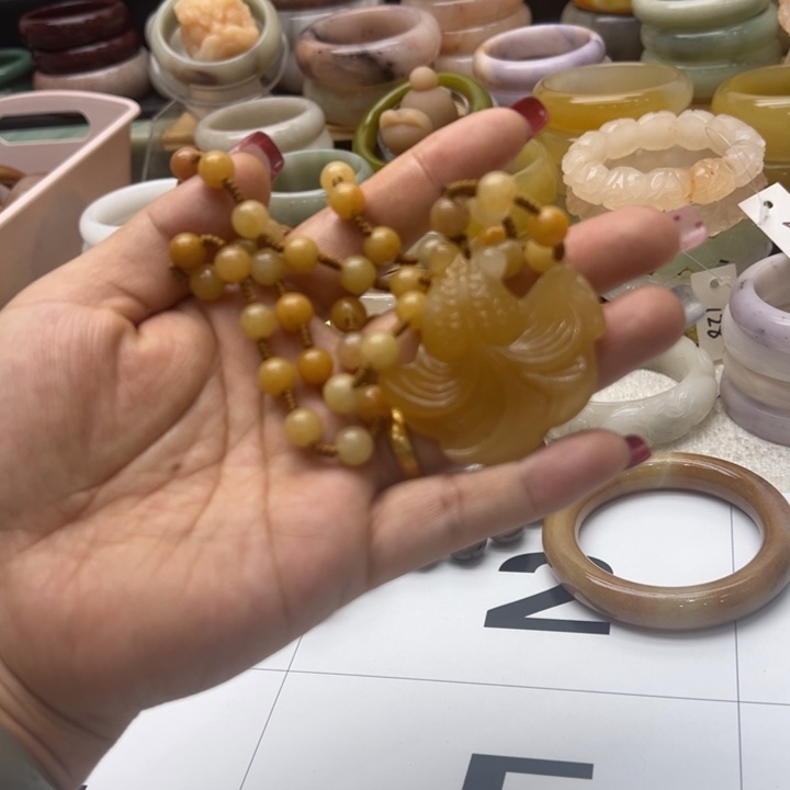 石英岩玉合金手镯