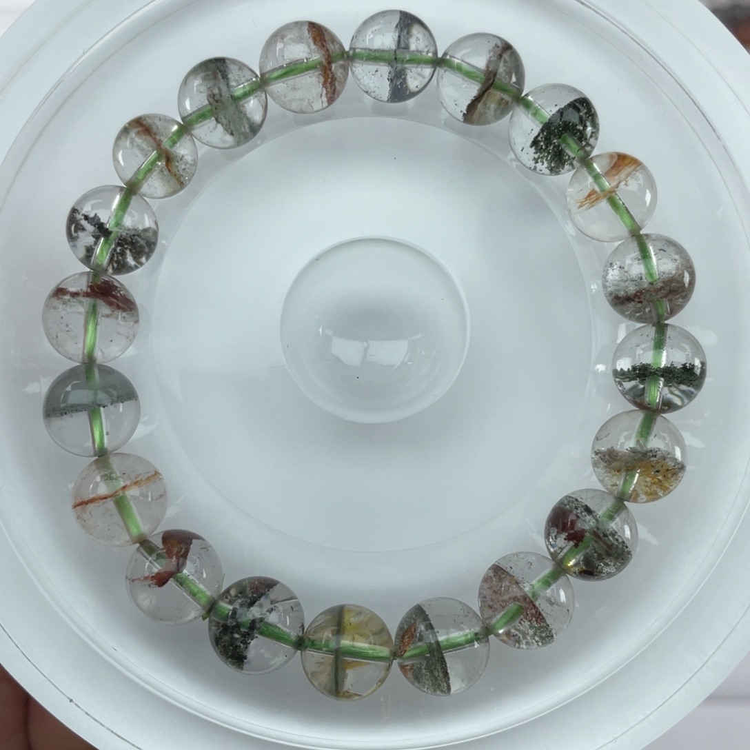 未镶嵌手串水晶011四季幽灵水晶10m