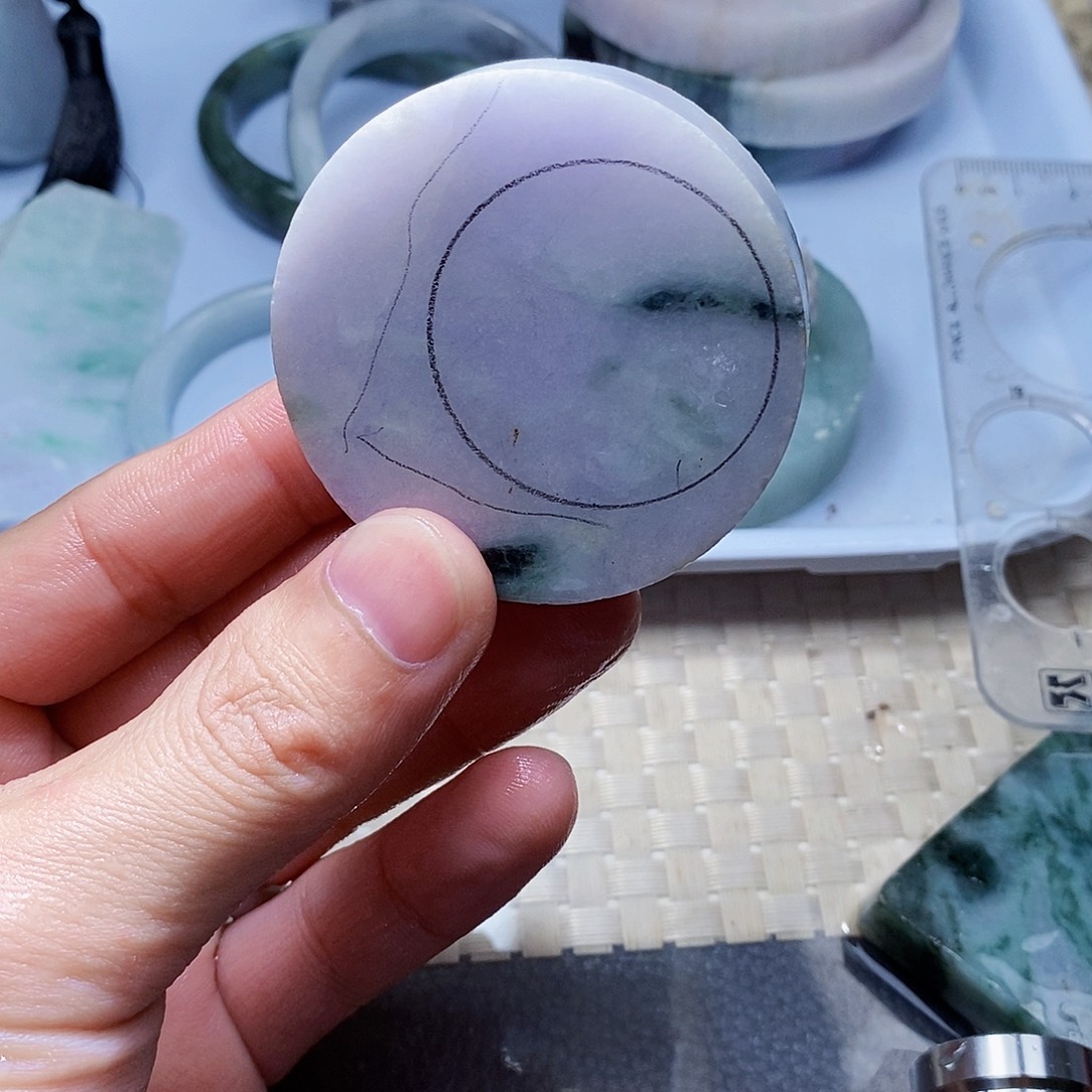 翡翠未镶嵌颈饰588