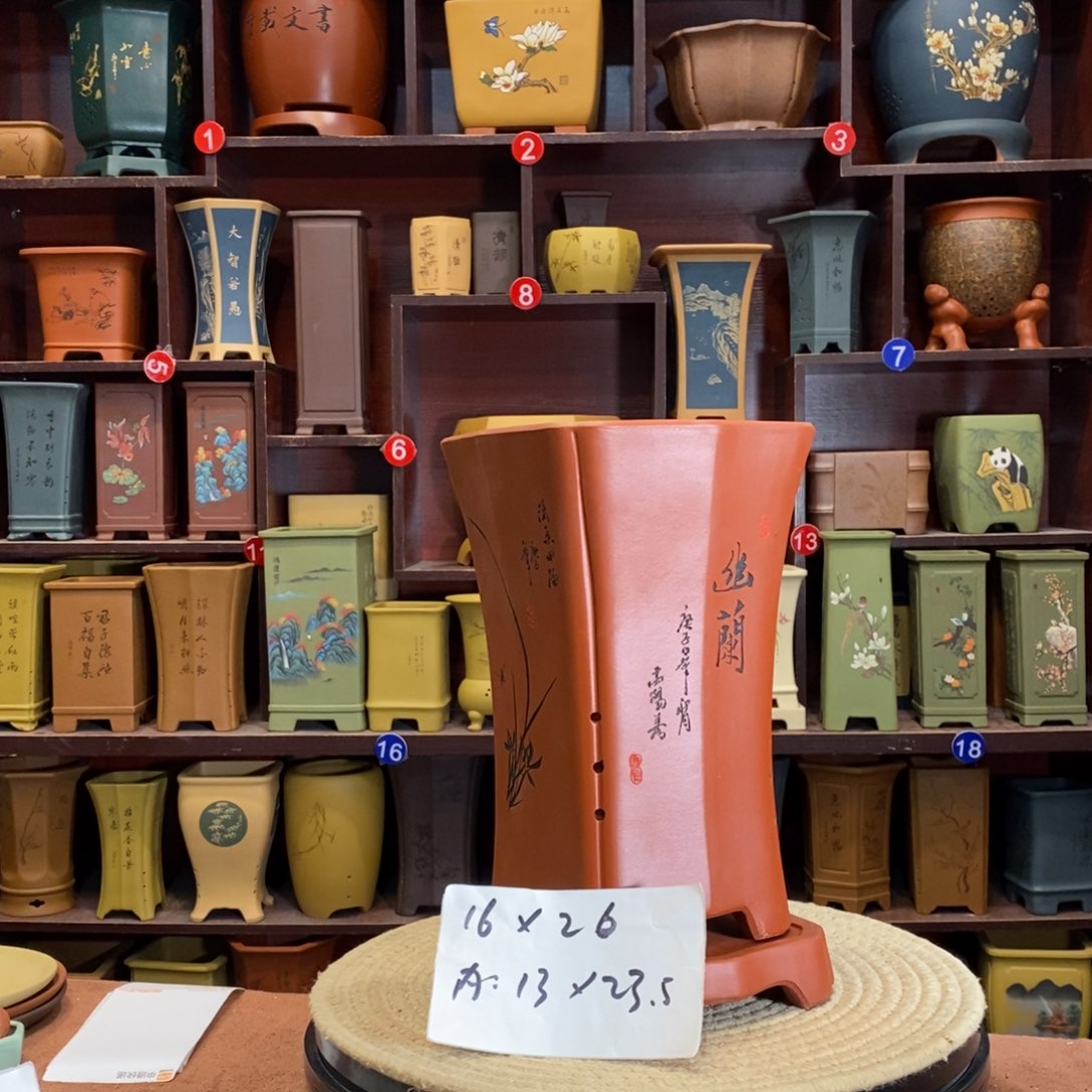 紫砂花盆紫砂艺术