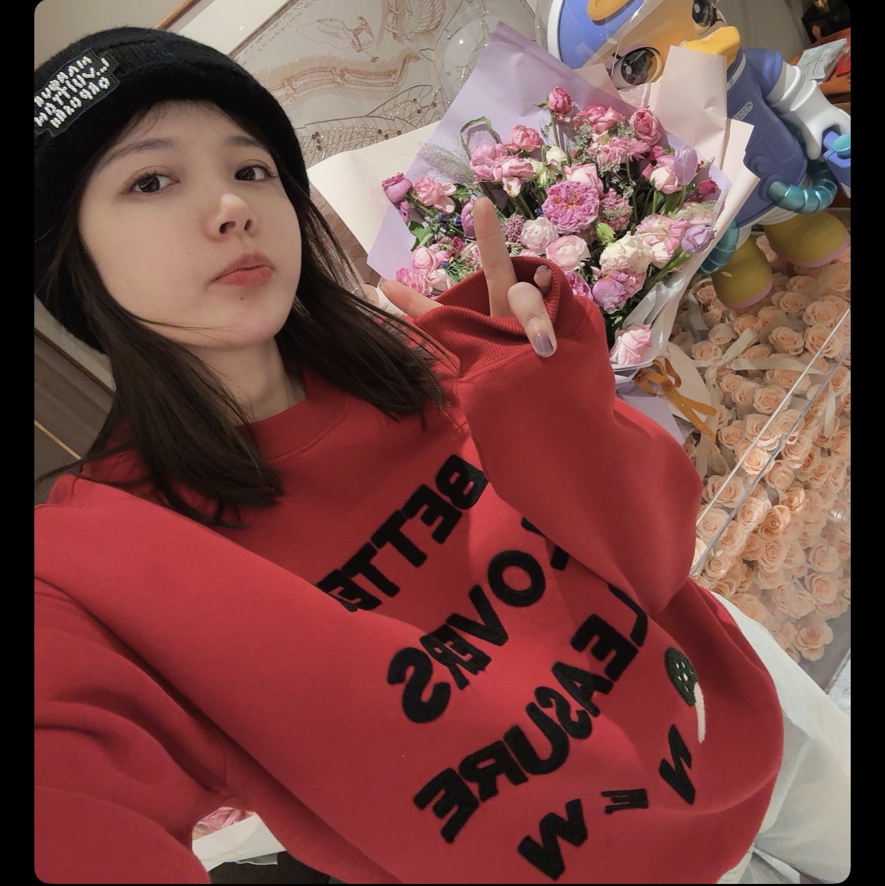 BETTERJOELAY -加绒【快乐搭档】百搭时尚潮流简约通勤风卫衣KH1681