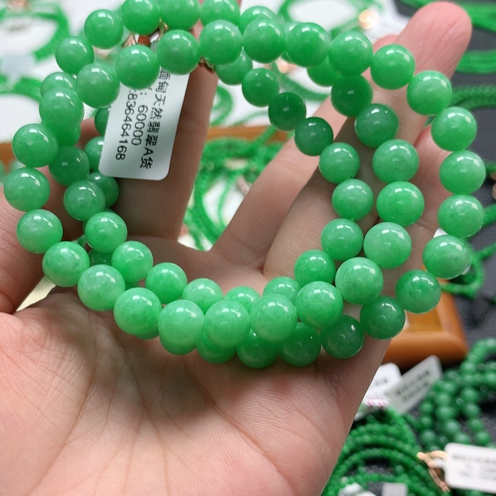 翡翠未镶嵌手链翡翠