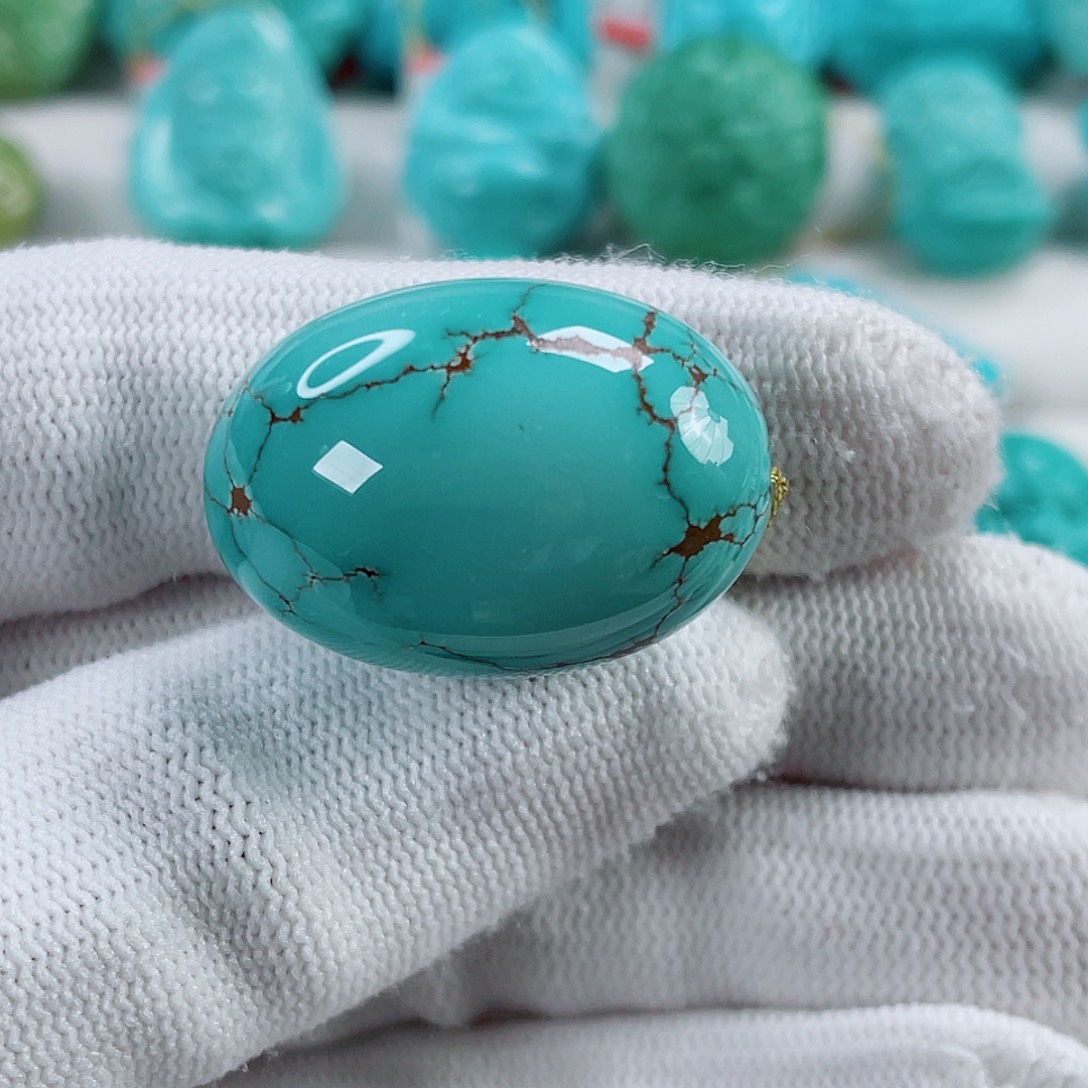 绿松石未镶嵌车挂