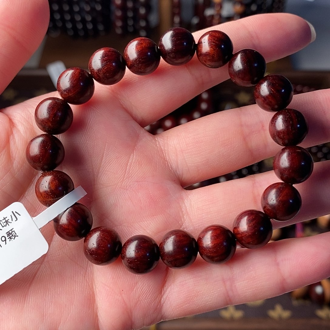 手串/手链小叶紫檀原汁原味小叶紫檀1.0/19颗