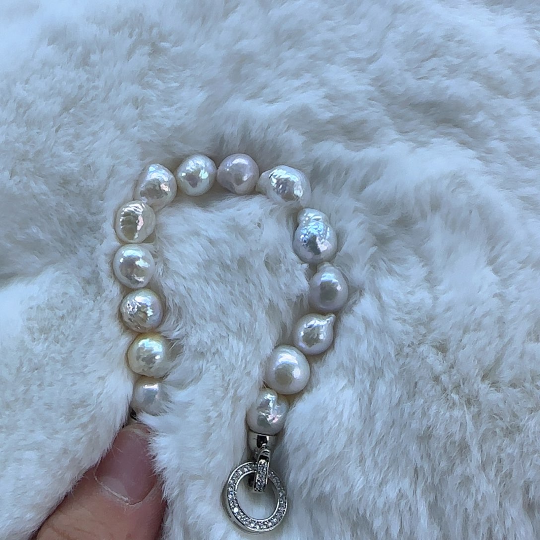 未镶嵌项链定制926淡水珍珠