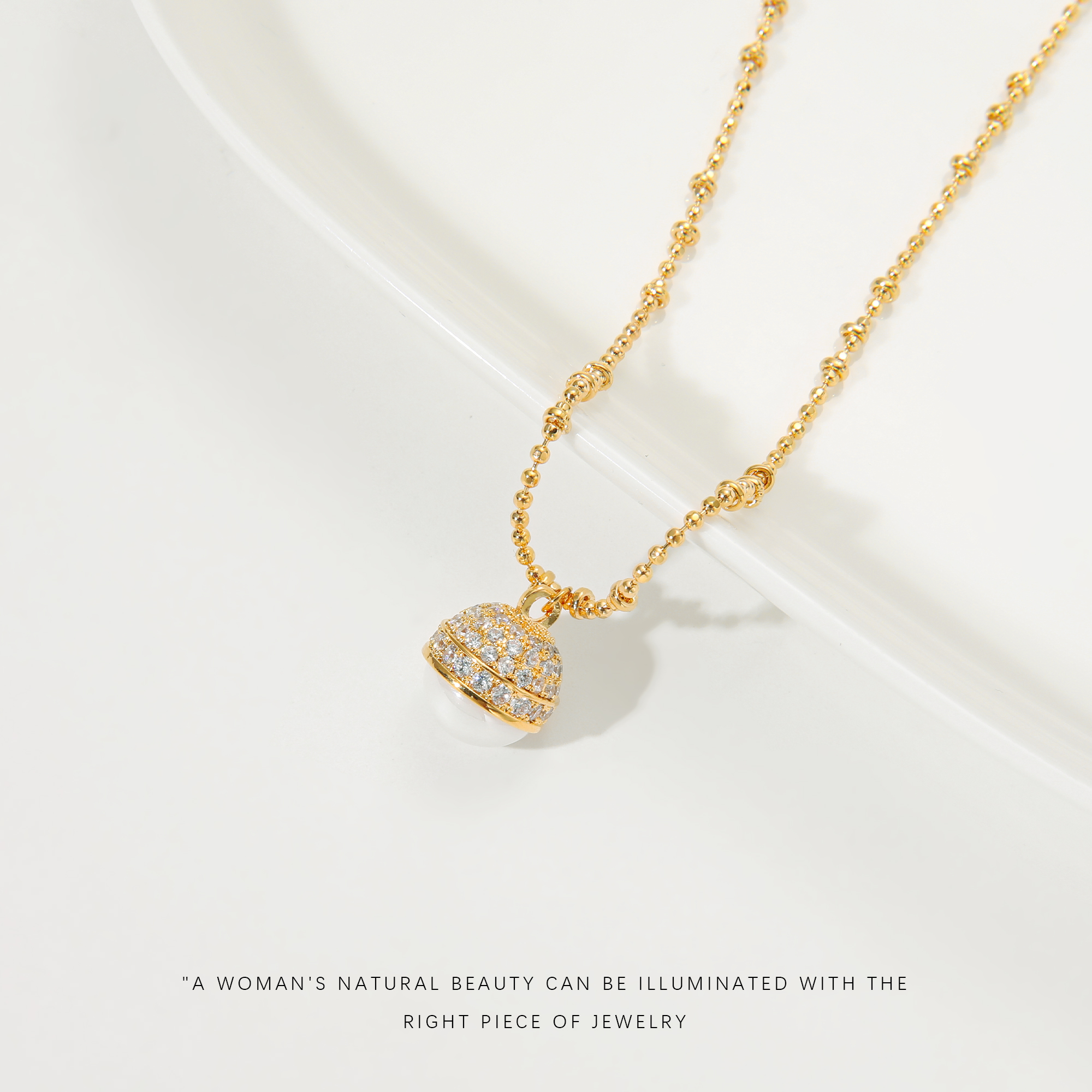 铜合金项链 【月光宝盒】秋冬限定高级感精致复古项链A405