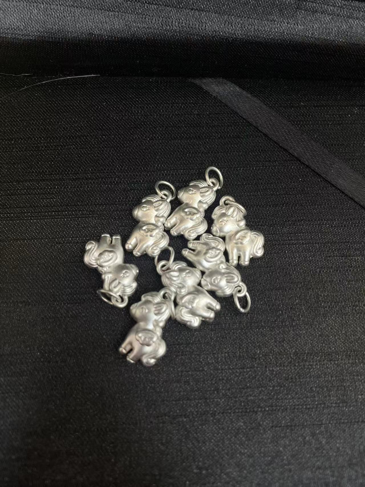 足银银制品 足银小马宝莉配件（多样性一件发货）