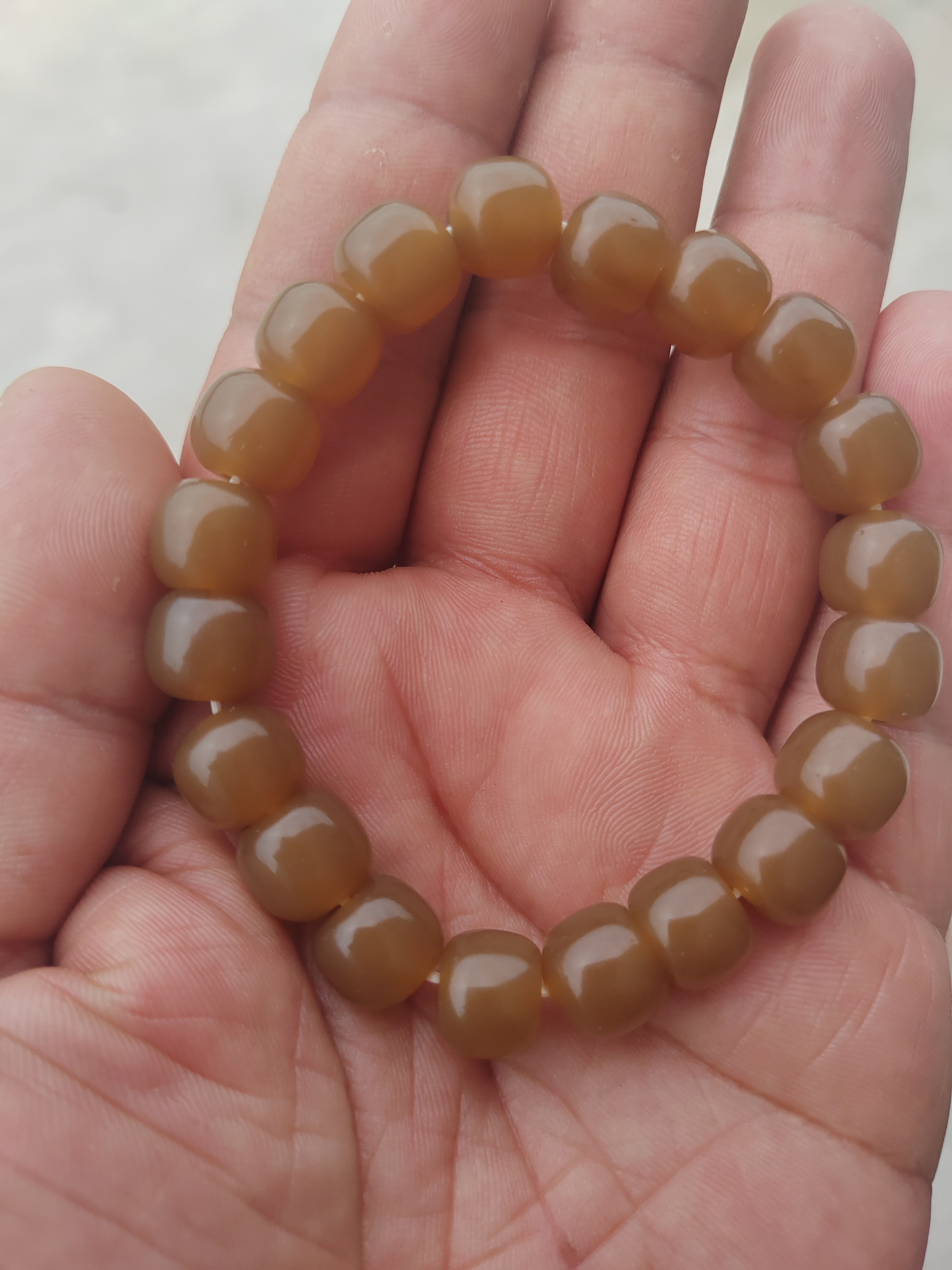 卡11mm 糖老形单圈手串