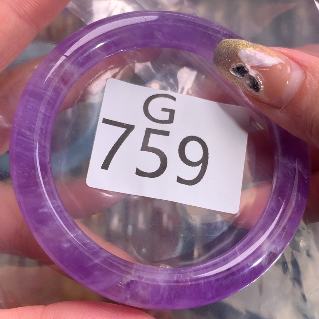 水晶手镯未镶嵌手镯759-57
