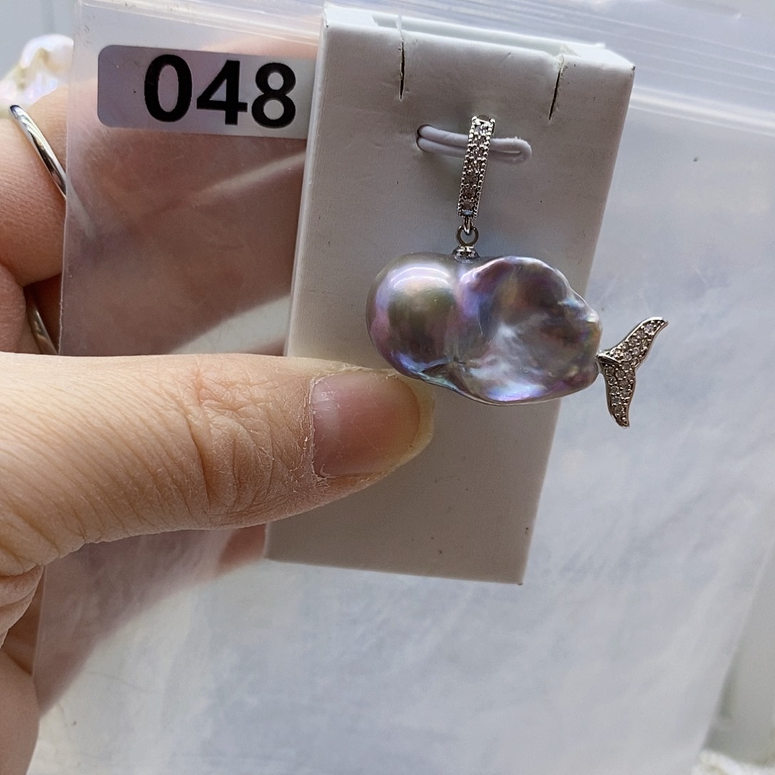 颈饰合金淡水珍珠