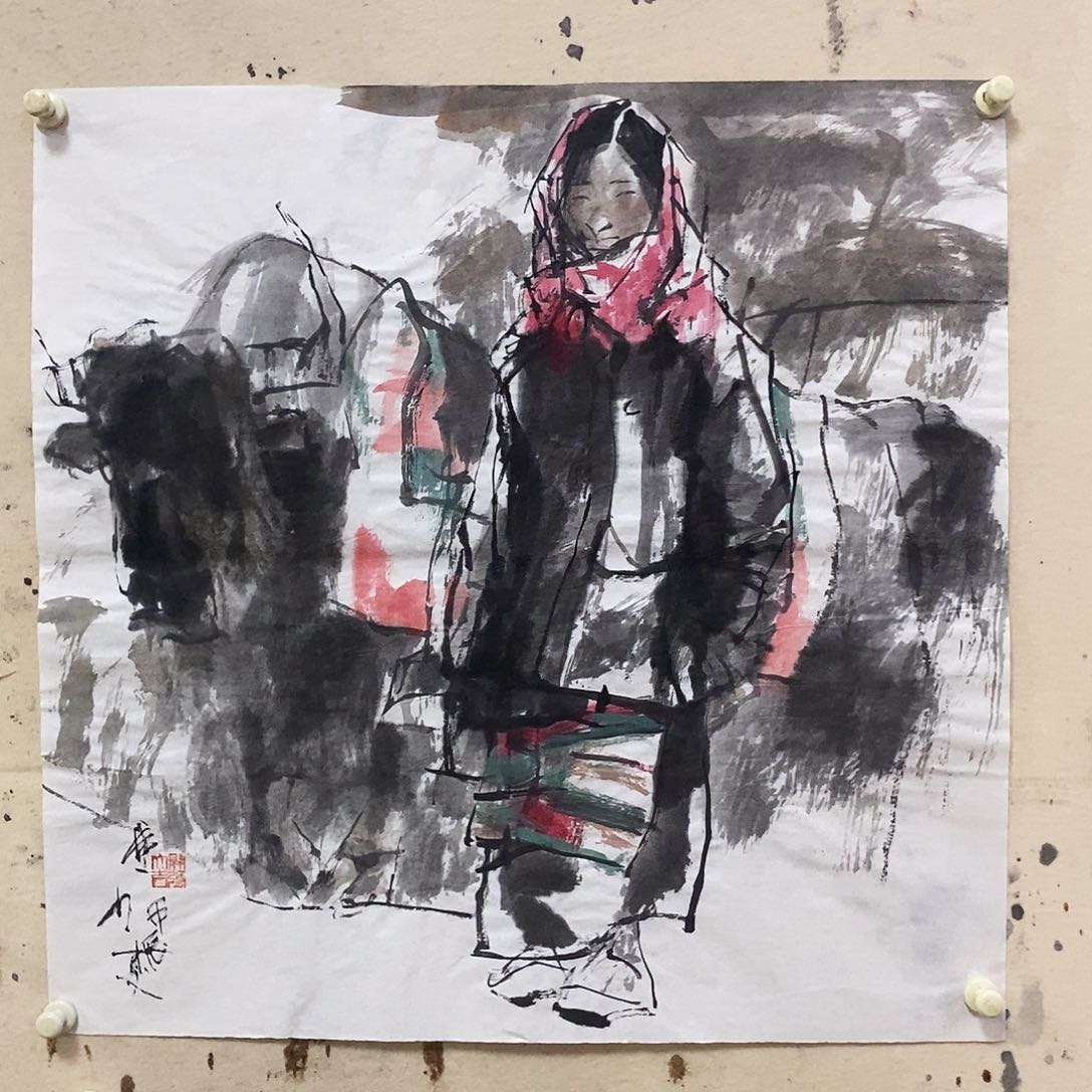 国画书画作品多次参加全国书画