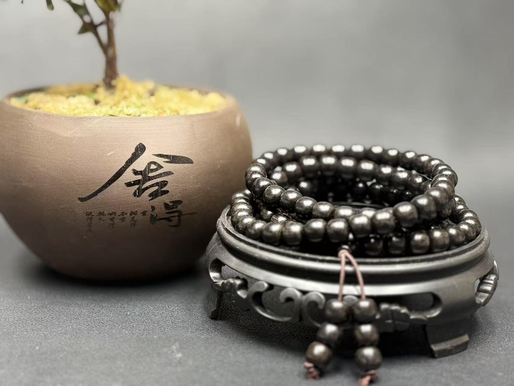 【小茜】C185沉木桶珠手链