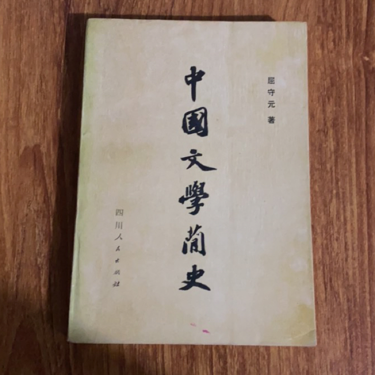 8新  中国文学简史 二手书瑕疵同款通用品相以直播间为主