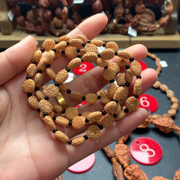 文玩核桃手串112扁桃胡子籽