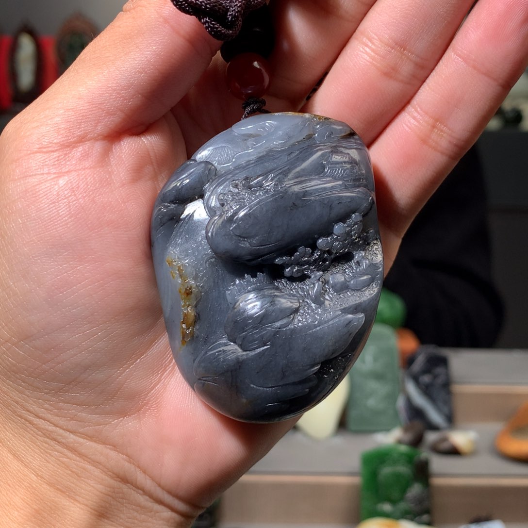 和田玉挂件未镶嵌