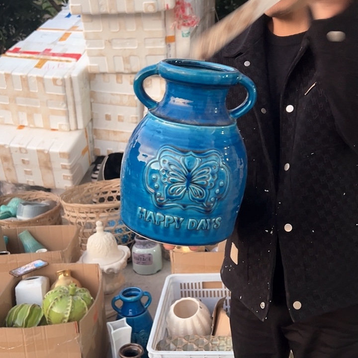 瓶高度25厘米口径10厘米微瑕捡漏