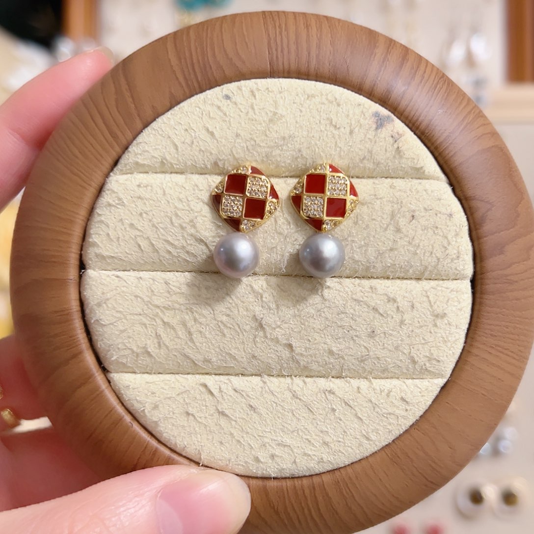 淡水珍珠流苏银S925镶嵌