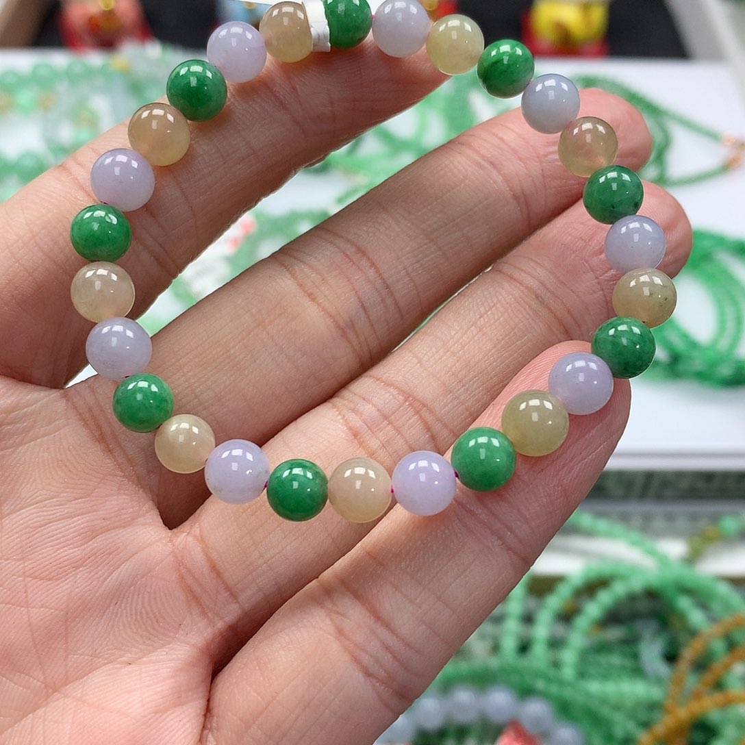 翡翠手链未镶嵌翡翠