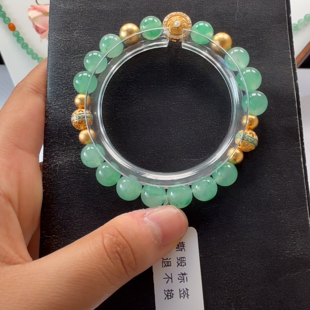 石英质玉合金手链石英质玉