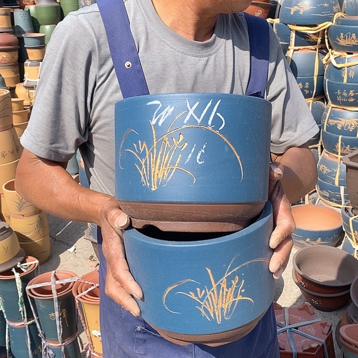 紫砂花盆紫砂花盆