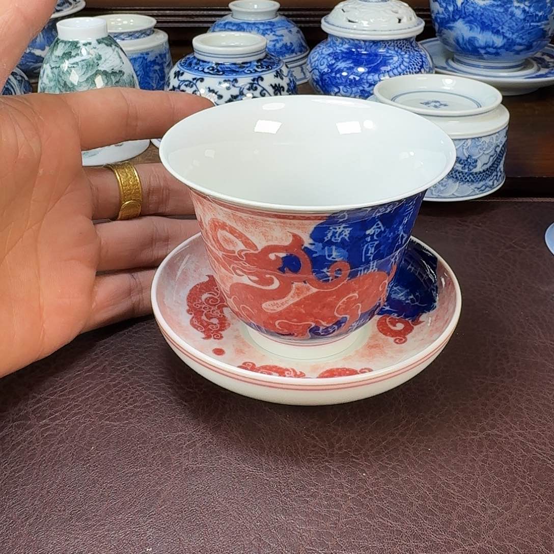 瓷片?****?当代景德镇陶瓷手绘茶具