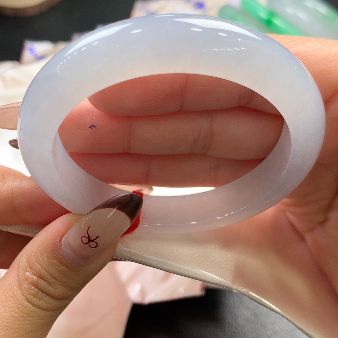 翡翠未镶嵌手镯7号