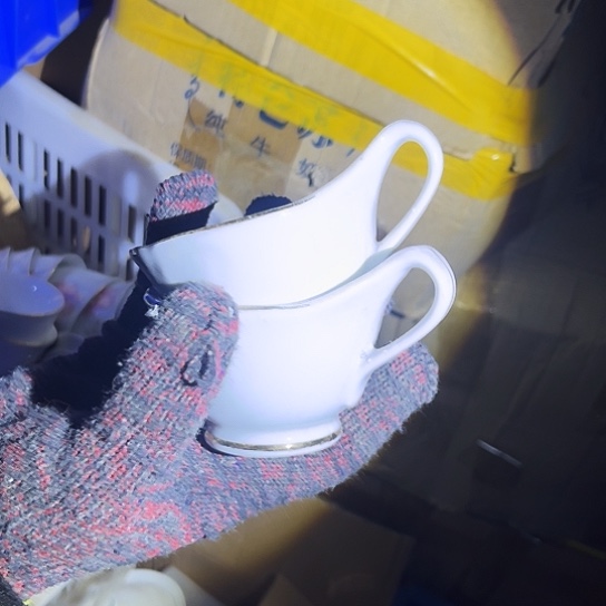 盘杯两个陶瓷陶瓷陶瓷