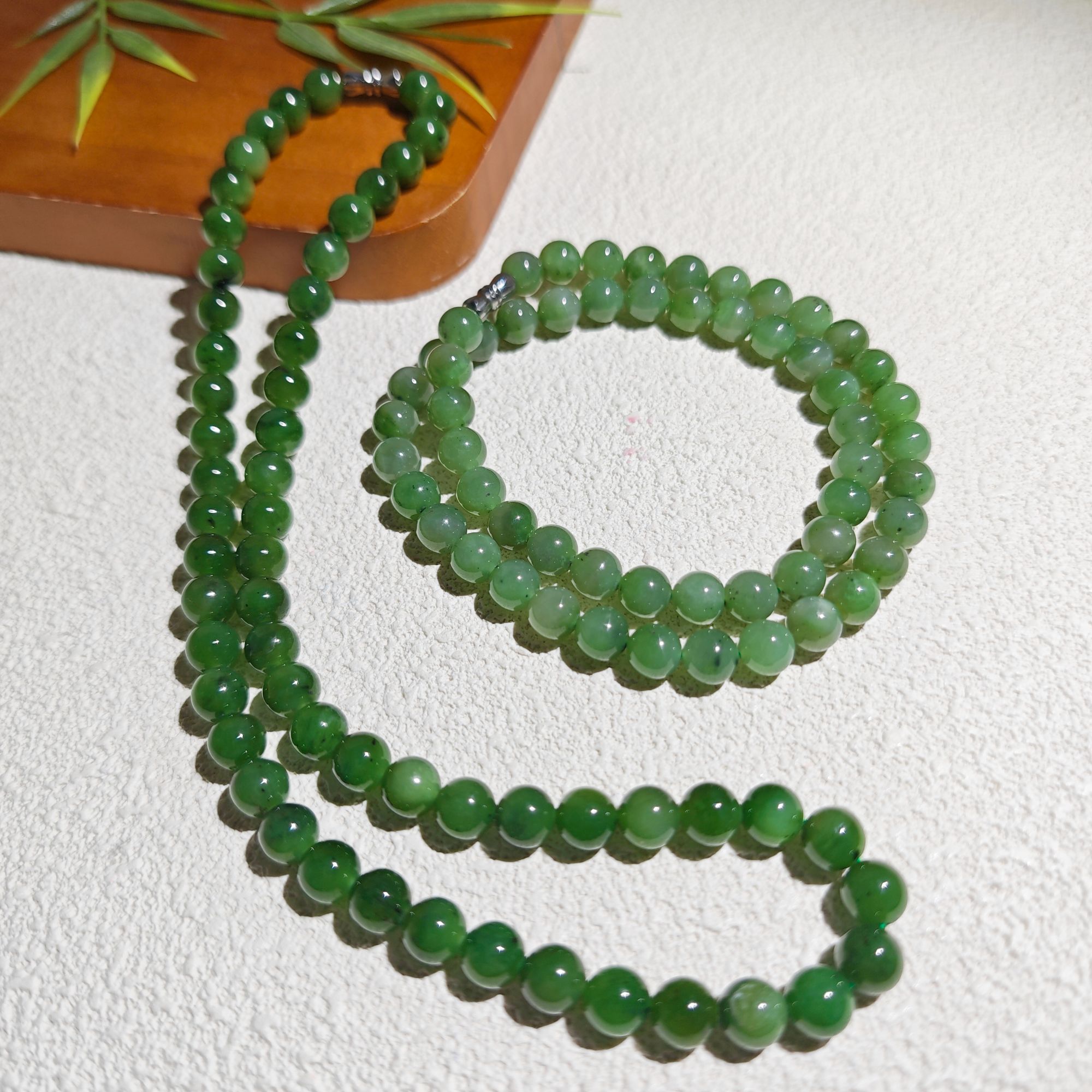 和田玉 卡8碧玉妈妈链 多样性发货 拍一发一 H608