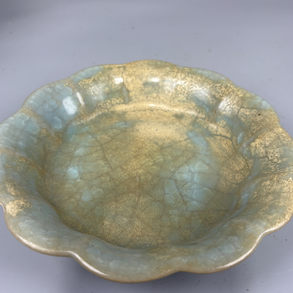 手工制作复古陶瓷摆件冰裂纹工艺品